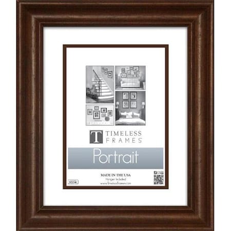 Timeless Frames Timeless Frames 45147 Lauren Portrait Walnut Wall Frame; 8 x 10 in. 45147